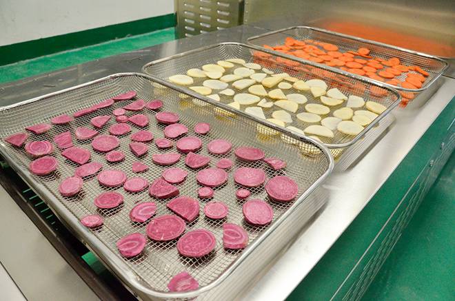 Purple Sweet Potato Drying line in Russian